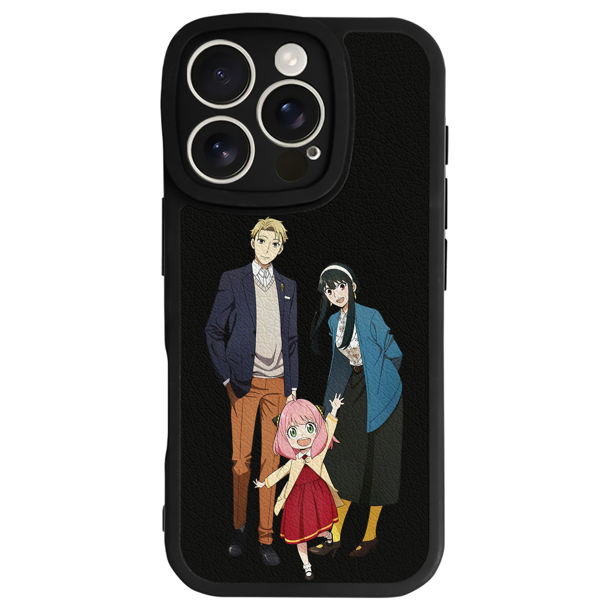 （画像用） SPY×FAMILY间谍家家酒 【iPhone 16シリーズ対応】シリコンスマホケース（レザー調） 材質：シリコン